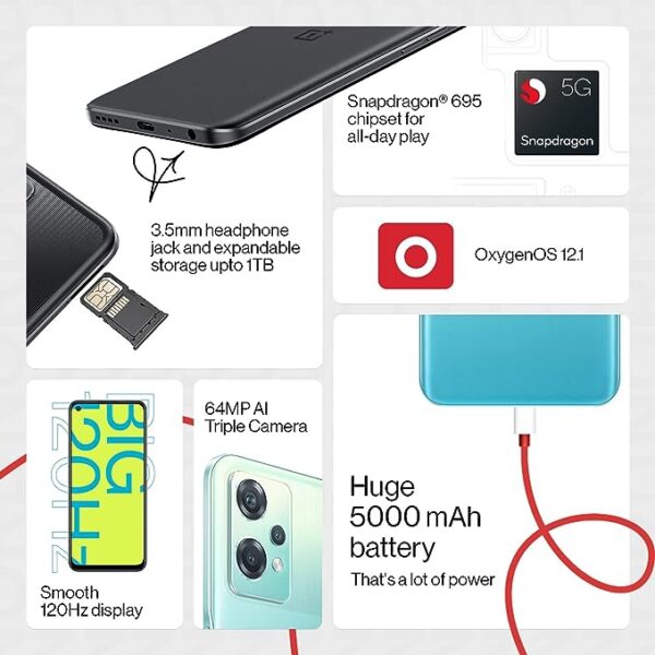OnePlus Nord CE 2 Lite 5G (Blue Tide, 6GB RAM, 128GB Storage) - Image 5