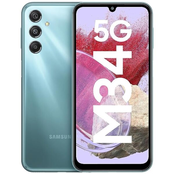 Samsung Galaxy M34 5G (Waterfall Blue, 6GB, 128GB)