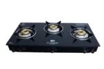 Florita ELITE 3GS Gas Stove – 3 Burner Toughened Glass Top