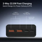 boAt EnergyShroom PB400 20,000 mAh Power Bank with 22.5W Fast-Charge & Smart IC Protection - Image 2