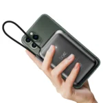 boAt EnergyShroom PB330 MagnaCharge 10,000 mAh Magnetic Wireless Power Bank with 15 W Wireless & 22.5 W Wired Charging