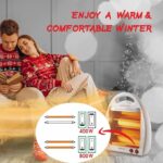 Baltra Flame BTH-125 Quartz Room Heater – 400/800W Dual Mode with Safety Tip-Over Switch - Image 4