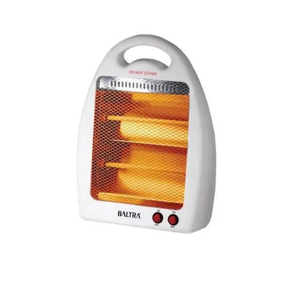 Baltra Flame BTH-125 Quartz Room Heater – 400/800W Dual Mode with Safety Tip-Over Switch