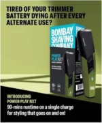 Bombay Shaving Company Power Play NXT Beard Trimmer — 90 Min Cordless, Type-C Charging, 6 Comb Length Settings - Image 3
