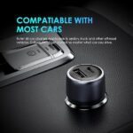 Oraimo Bullet 48W Car Charger | Dual Output Car Adapter | Type-C PD 30W + QC 3.0 Fast Charging | Model OCC-73D - Image 2