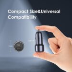 Oraimo Bullet 48W Car Charger | Dual Output Car Adapter | Type-C PD 30W + QC 3.0 Fast Charging | Model OCC-73D - Image 6