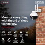 CP Plus Ezykam+ CP-Z43A Color PT Wi-Fi Smart Camera with 360° View & Night Vision - Image 2