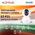 CP Plus EzyLite EZ-P21 Smart Wi-Fi Home Security Camera with Night Vision & Motion Detection - Image 2