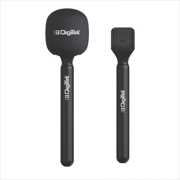 Digitek Handheld MIC Interview Adapter (DHMA-101)| Compatible with Digitek DWM-101, Wireless GO Transmitters | Includes Foam Windshield for Noise Reduction
