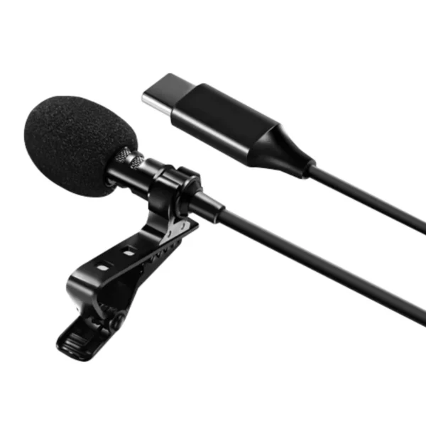 Digitek DM-03 Type-C Lavalier Microphone | Clip-On Collar Mic for YouTube, Reels, Interviews & Online Classes