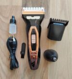 Geemy GM-6259 3-in-1 Cordless Grooming Kit — Hair, Beard & Nose Trimmer - Image 3