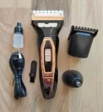Geemy GM-6259 3-in-1 Cordless Grooming Kit — Hair, Beard & Nose Trimmer - Image 3