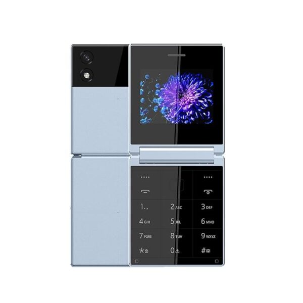 itel Flip 1 / Flip One Flip-Style Feature Phone | 2.4″ Display • Leather Back • Type-C Charging