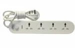 MITVA MEX154U 4-Socket Extension Board – 1.5 Meter Heavy-Duty Power Strip