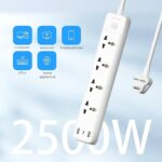 Oraimo PowerHub 2 Power Strip | 2500W Heavy-Duty Extension Board with USB & Type-C Ports | Model OWS-i351 - Image 2