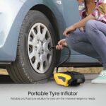 Portronics Vayu Lite 150 PSI Portable Tyre Inflator — 12V DC, LED Display & Auto Shut-Off - Image 2