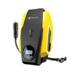 Portronics Vayu Lite 150 PSI Portable Tyre Inflator — 12V DC, LED Display & Auto Shut-Off