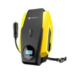 Portronics Vayu Lite 150 PSI Portable Tyre Inflator — 12V DC, LED Display & Auto Shut-Off