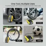 Portronics Vayu Lite 150 PSI Portable Tyre Inflator — 12V DC, LED Display & Auto Shut-Off - Image 4