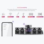 Zebronics BTRUCF 4.1 Channel Rainbow Bluetooth Multimedia Speaker with RGB Lights - Image 6