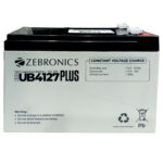 Zebronics 12V 7Ah Rechargeable Sealed Lead Acid Battery (ZEB-UB4127+)