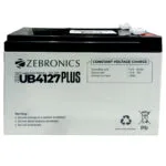 Zebronics 12V 7Ah Rechargeable Sealed Lead Acid Battery (ZEB-UB4127+)