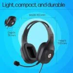 HP H120 Stereo USB Headset | USB-A Wired Headset with Mic & 40mm Drivers - Image 2
