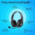 HP H120 Stereo USB Headset | USB-A Wired Headset with Mic & 40mm Drivers - Image 5