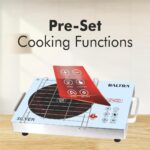 Baltra-2400W-Infrared-Cooktop-Touch-Panel-Silver-BIC-167-Premium-Electric-SS-Cooker-with-Free-Grill-2-year-Manufacturer-Warranty