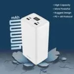 ERD 40000mAh 25W Fast Charging Power Bank with USB + Type-C Port | PB-193| 4 Output Ports | PD Supported - Image 2