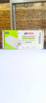 ERD 40000mAh 25W Fast Charging Power Bank with USB + Type-C Port | PB-193| 4 Output Ports | PD Supported - Image 8