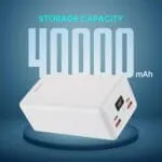 ERD 40000mAh 25W Fast Charging Power Bank with USB + Type-C Port | PB-193| 4 Output Ports | PD Supported - Image 4