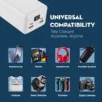 ERD 40000mAh 25W Fast Charging Power Bank with USB + Type-C Port | PB-193| 4 Output Ports | PD Supported - Image 6