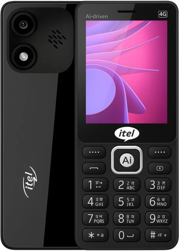 itel Super Guru 4G Max Keypad Phone | 2000mAh Battery | Type-C Charging | AI Voice Assistant | 1 Year Warranty