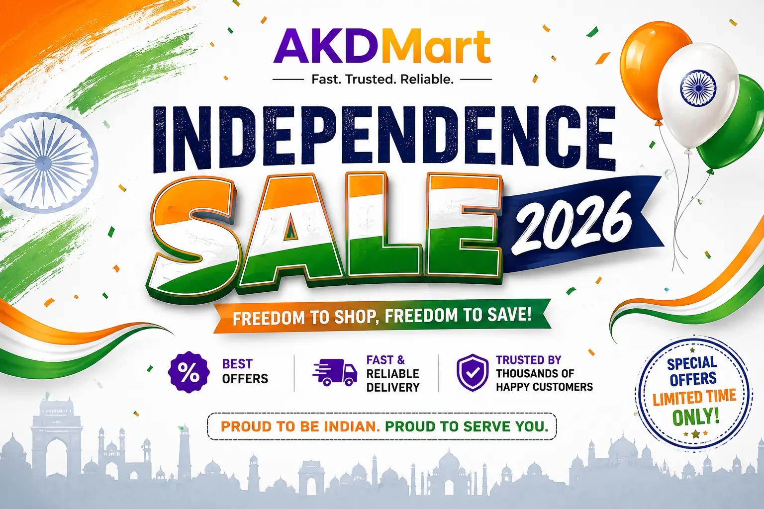 AKD Mart independence sale 2026