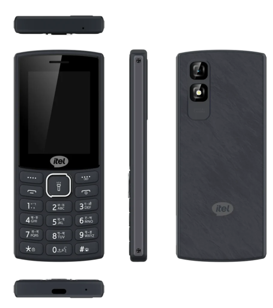 itel Aqua Keypad Mobile Phone | IPX7 Water Resistant | Type-C Charging | AI-ENC Noise Cancellation | Model it6133 | Free Shipping