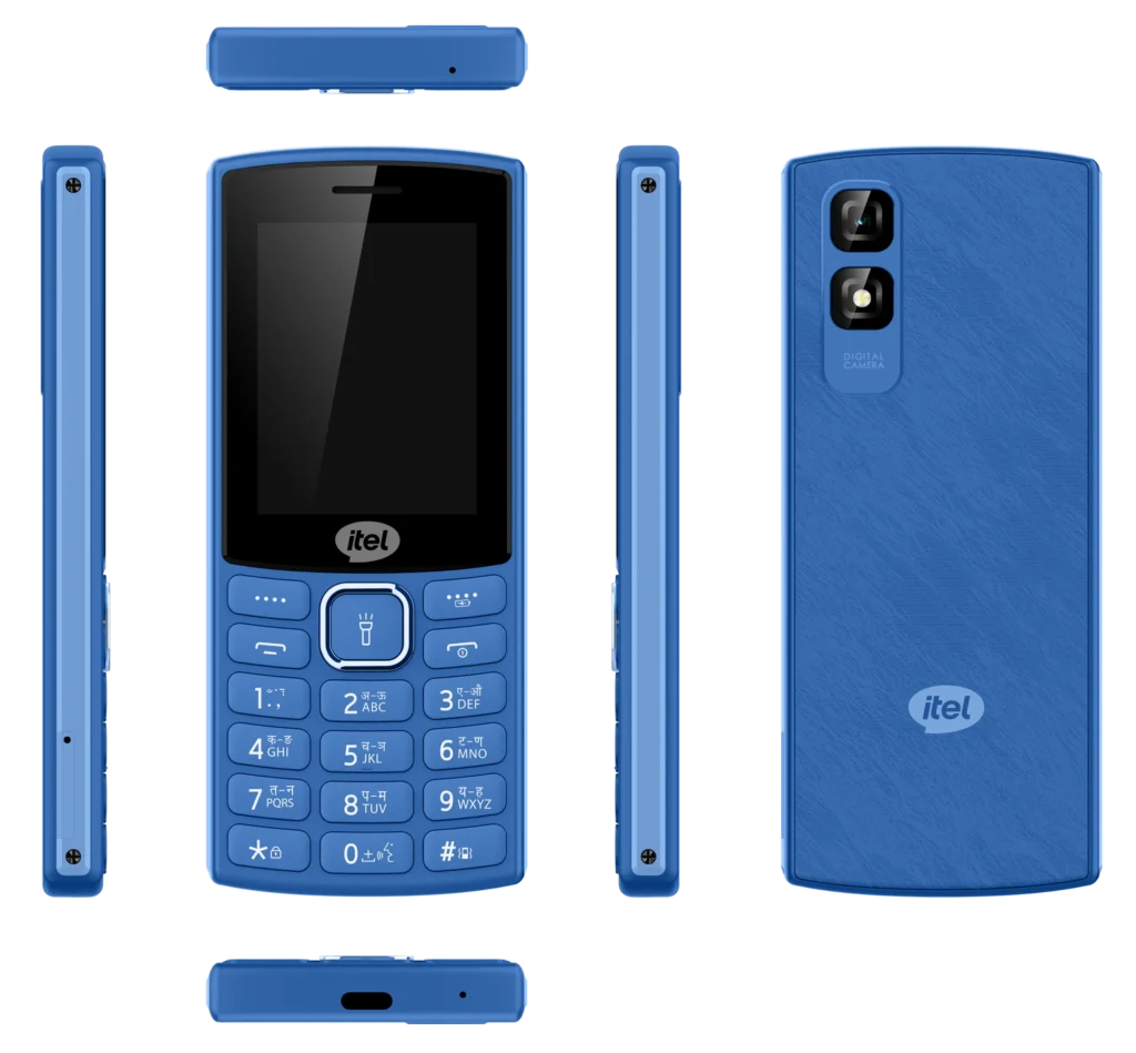itel Aqua Keypad Mobile Phone | IPX7 Water Resistant | Type-C Charging | AI-ENC Noise Cancellation | Model it6133 | Free Shipping