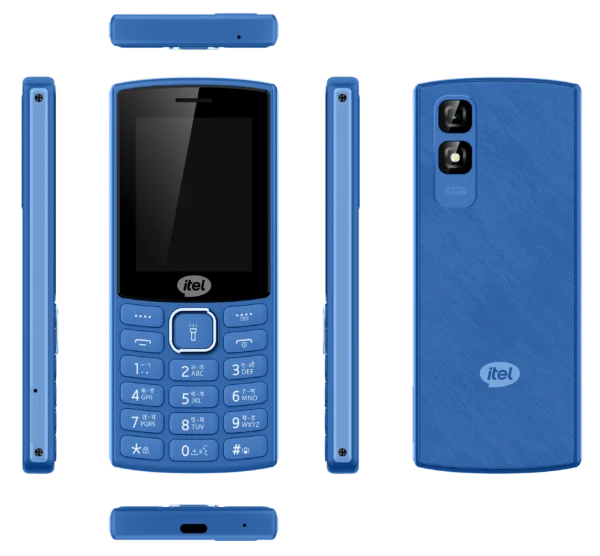 itel Aqua Keypad Mobile Phone | IPX7 Water Resistant | Type-C Charging | AI-ENC Noise Cancellation | Model it6133 | Free Shipping - Image 2